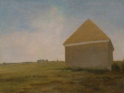 Newmarket Heath, with a Rubbing-down House by George Stubbs